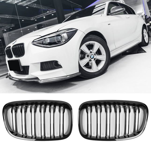 Griglia anteriore nero lucido BMW Serie 1 F20 5 porte F21 3 porte pre-facelift fino 2015