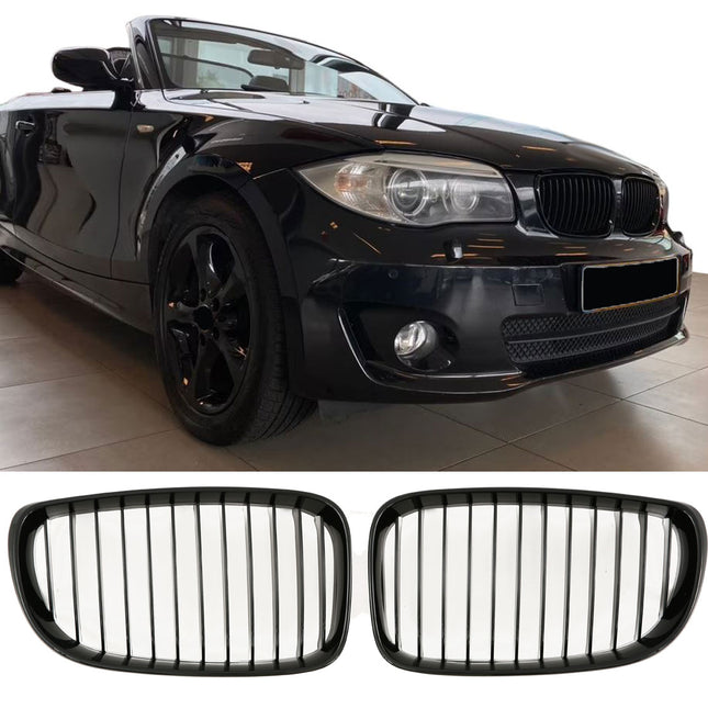 Griglia anteriore nero lucido BMW Serie 1 E87 LCI E81 E82 E88 dal 2007