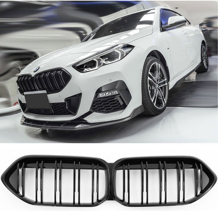 Griglia anteriore doppia barra nero lucido BMW Serie 2 F44 Gran Coupe dal 2020