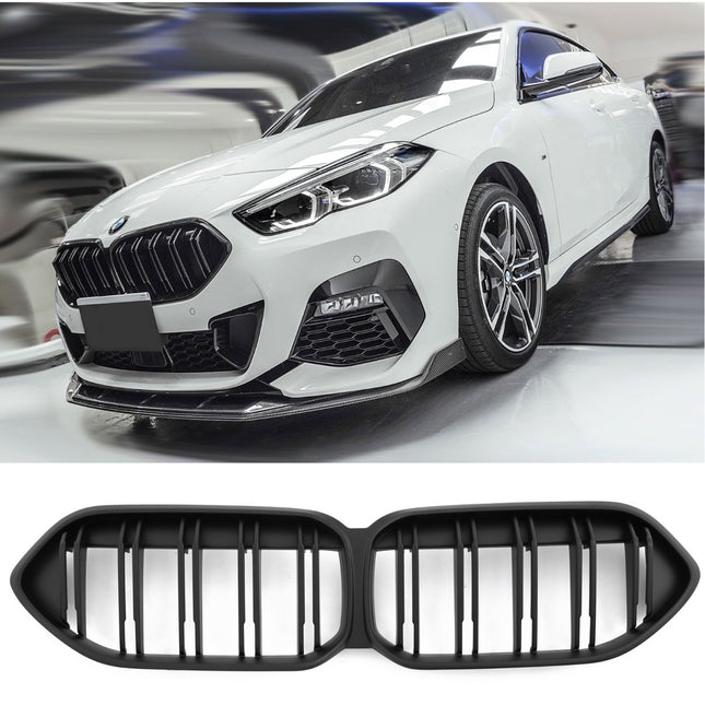 Griglia anteriore doppio ponte nero opaco BMW Serie 2 F44 Gran Coupe dal 2020