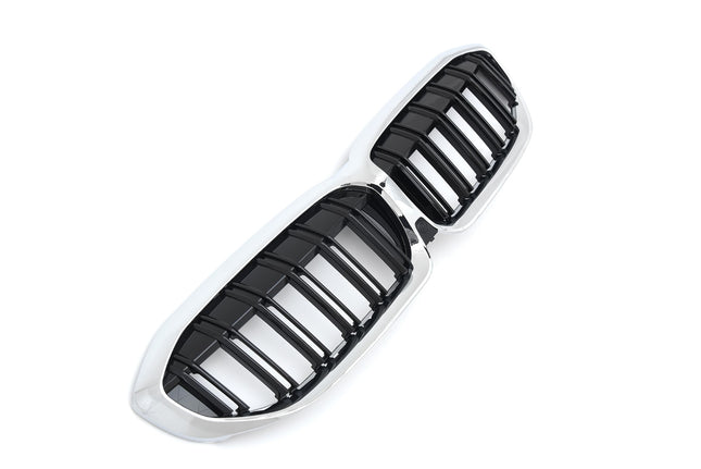 Griglia anteriore nero lucido cornice cromata BMW Serie 3 G20 berlina G21 touring 2019-2022