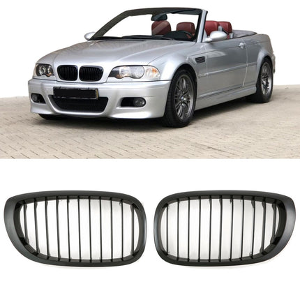 Griglia anteriore nero lucido BMW Serie 3 E46 Coupe Cabriolet LCI 2003-2007
