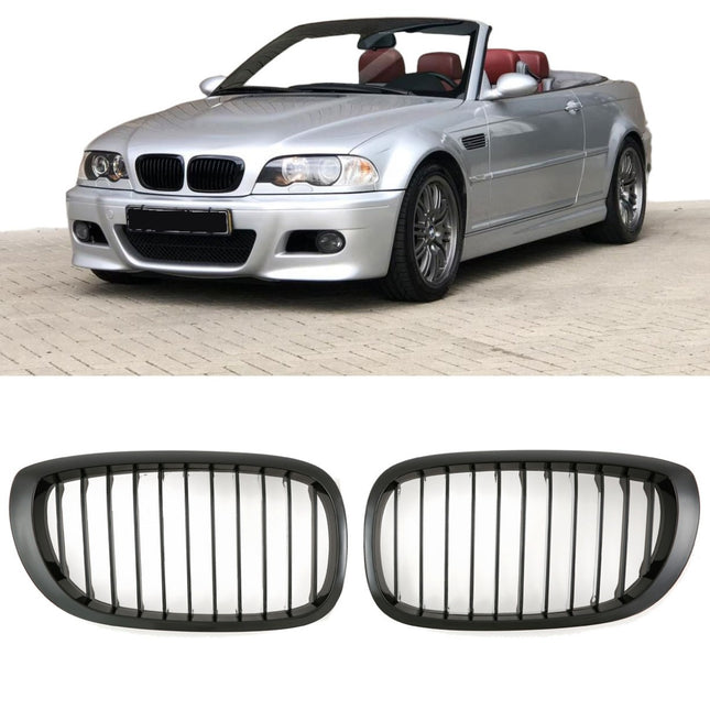 Griglia anteriore nero lucido BMW Serie 3 E46 Coupe Cabriolet LCI 2003-2007