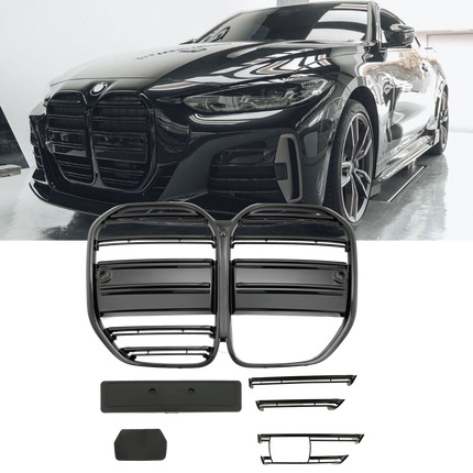 Griglia anteriore nero lucido BMW Serie 4 G22 coupe G23 cabriolet dal 2020