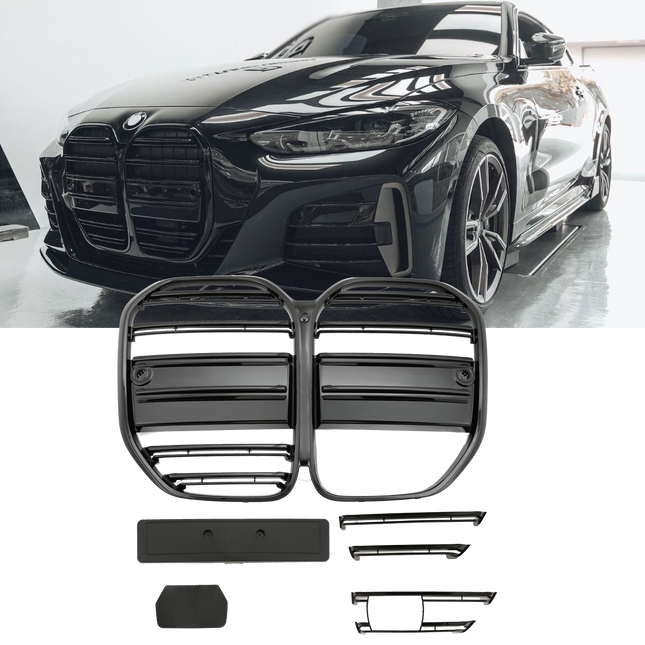 Griglia anteriore nero lucido BMW Serie 4 G22 coupe G23 cabriolet dal 2020