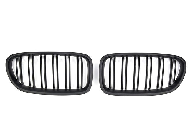 Griglia anteriore doppia barra nero opaco BMW Serie 5 F10 berlina F11 touring 2010-2017
