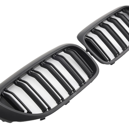 Griglia anteriore doppia barra nero opaco BMW Serie 5 G30 berlina G31 touring 2017-2020