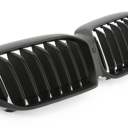 Griglia anteriore doppia barra nero opaco BMW Serie 5 G30 berlina G31 touring LCI dal 2020 singola
