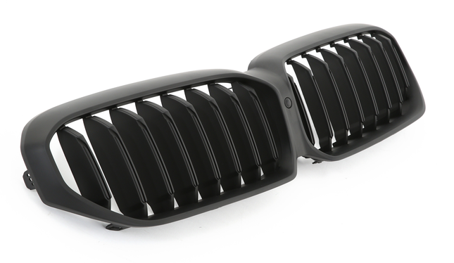 Griglia anteriore doppia barra nero opaco BMW Serie 5 G30 berlina G31 touring LCI dal 2020 singola