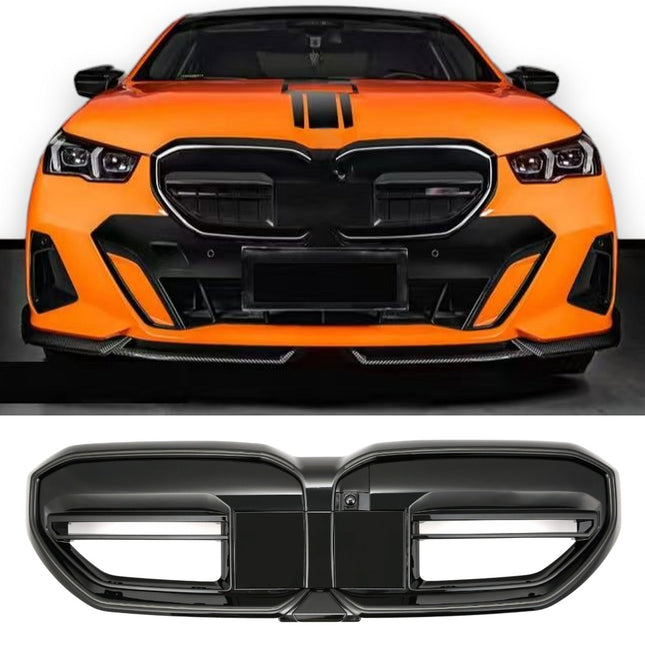 Griglia anteriore sportiva nero lucido con modulo LED Iconic Glow BMW Serie 5 G60 G61 dal 2023