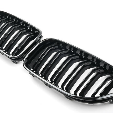 Griglia anteriore doppia barra nero lucido BMW Serie 6 F06 gran coupe F12 cabriolet F13 coupe