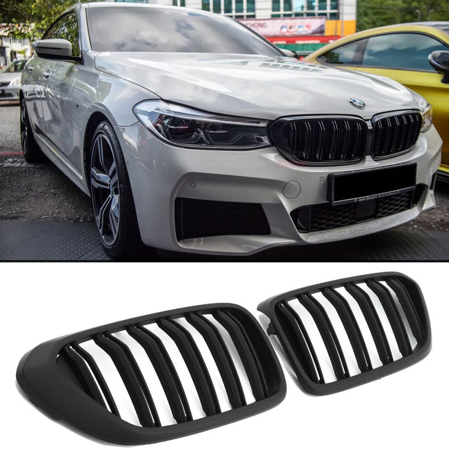 Griglia anteriore doppio ponte nero opaco BMW Serie 6 G32 Gran Turismo pre-LCI 2017-2020