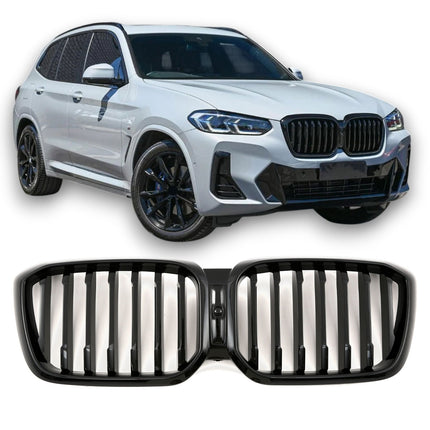 Griglia anteriore nero lucido BMW X3 G01 X4 G02 LCI dal 2021 versione 2