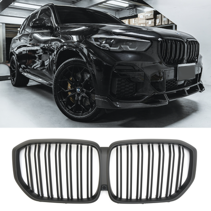 Griglia anteriore doppio ponte nero opaco BMW X5 G05 pre-LCI 2018-2023