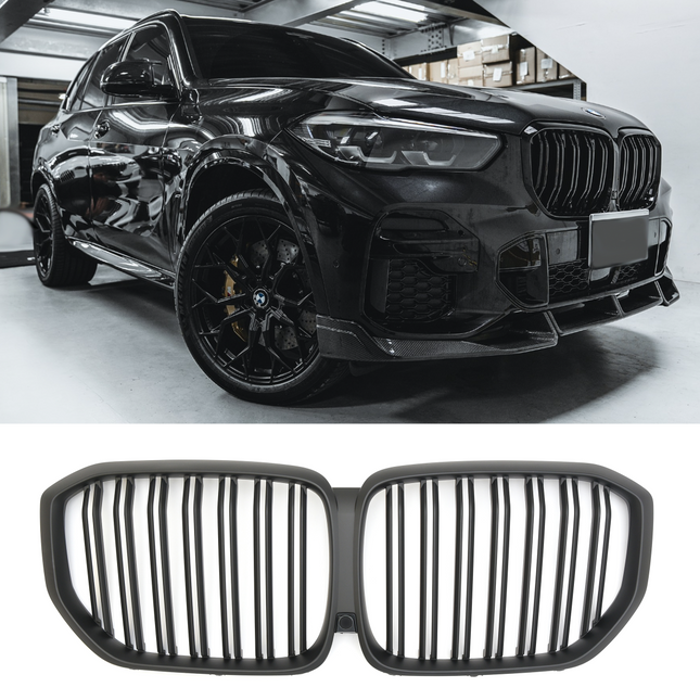 Griglia anteriore doppio ponte nero opaco BMW X5 G05 pre-LCI 2018-2023