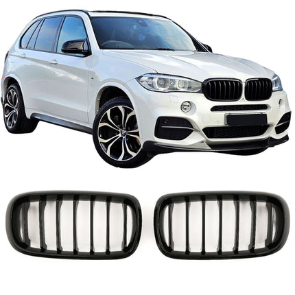 Set griglie anteriori nero lucido BMW X5 F15 X6 F16 2013-2018