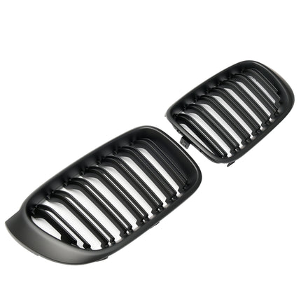 Griglia anteriore doppia barra nero opaco BMW X3 F25 X4 F26 2010-2017