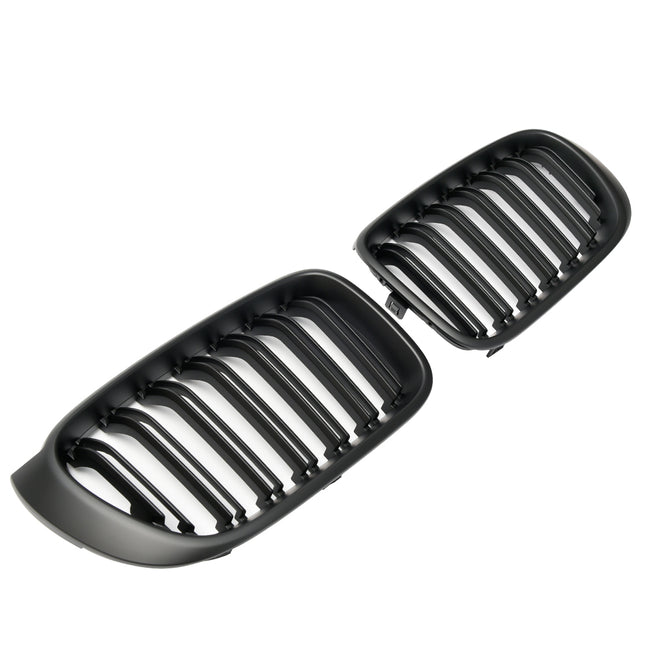 Griglia anteriore doppia barra nero opaco BMW X3 F25 X4 F26 2010-2017