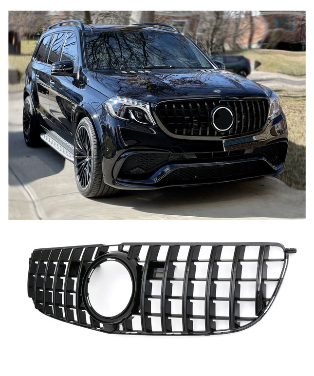 Griglia Panamericana AMG GT nero lucido Mercedes X166 GLS restyling 2016-2019