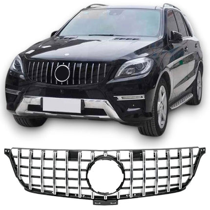Griglia Panamericana AMG GT montanti cromati Mercedes W166 ML 2012-2015