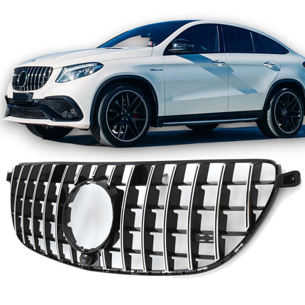 Griglia Panamericana GT montanti cromati Mercedes W166 GLE 63 AMG C292 Coupe dal 2015