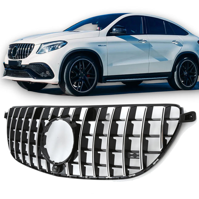 Griglia Panamericana GT montanti cromati Mercedes W166 GLE 63 AMG C292 Coupe dal 2015