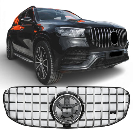 Griglia Panamericana GT montanti cromati Mercedes GLS X167 pre-restyling 2019-2023