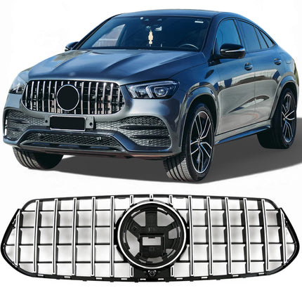 Griglia Panamericana GT montanti cromati Mercedes GLE V167 C167 facelift dal 2023 AMG-Line
