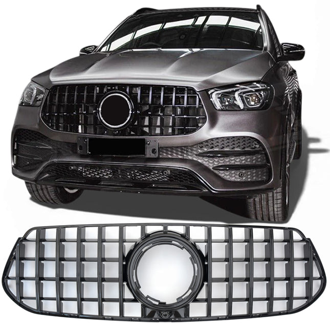 Griglia Panamericana GT nero lucido Mercedes GLE V167 C167 facelift dal 2023 AMG-Line
