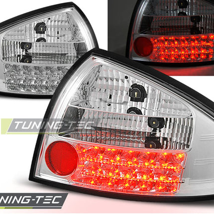 Audi A6 1997-2004 Fanali Posteriori Led Cromati