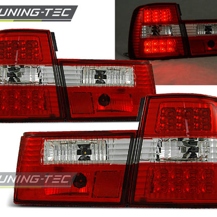 BMW Serie 5 E34 Berlina 1988-1995 Fanali Posteriori LED Rosso Bianco