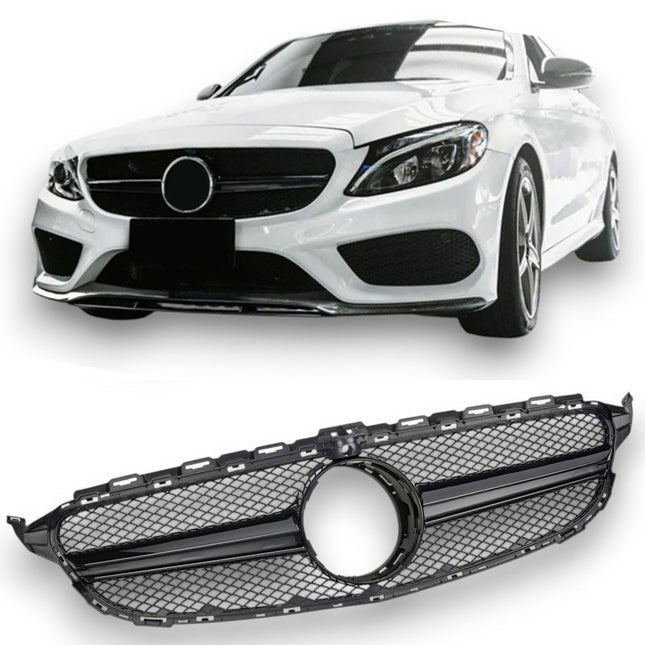 Griglia sportiva C63 AMG Look 360 gradi Mercedes Classe C W205 berlina S205 station wagon