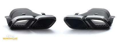 Diffusore con Terminali Cromati per Mercedes Classe C Coupé C205 / Cabrio A205 AMG Line 2014-2020 - foto 2
