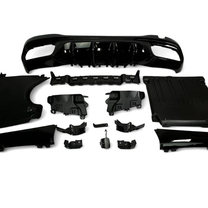 Diffusore con Terminali Cromati per Mercedes Classe C W206 / S206 AMG Line 2021-2026 – Art. 206600 - foto 2