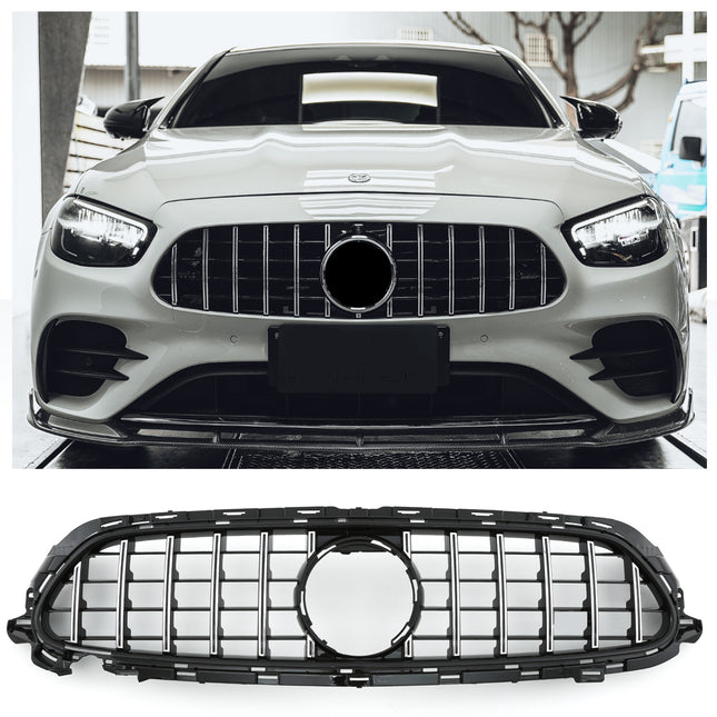 Griglia Mercedes W213 Classe E Facelift 2020-2023 Panamericana GT Montanti Cromati