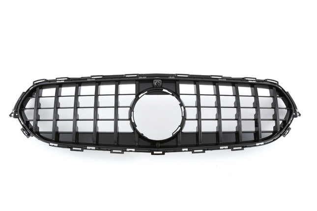 Griglia Panamericana GT nero lucido Mercedes W213 Classe E facelift dal 2020 telecamera 360