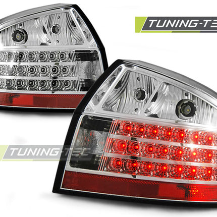 Audi A4 2000-2004 Fanali Posteriori Led Cromati