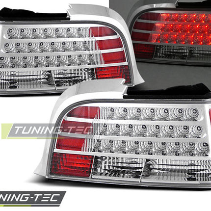 Bmw E36 1990-1999 Coupé Fanali Posteriori Led Cromati