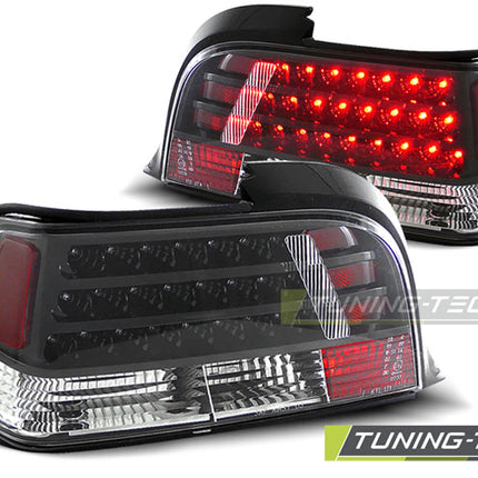 Bmw E36 1990-1999 Coupé Fanali Posteriori Led Neri