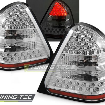 Mercedes W202 1993-2000 Classe C Fanali Posteriori Led Cromati