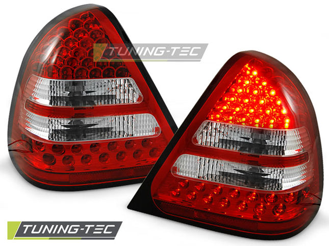 Mercedes W202 Classe C 1993-2000 fanali Posteriori LED Rosso Bianco