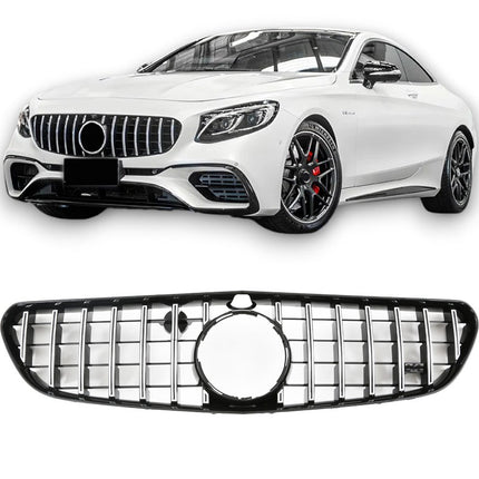 Griglia Panamericana GT montanti cromati Mercedes W217 Classe S Coupe S63 S65 AMG 2014-2018