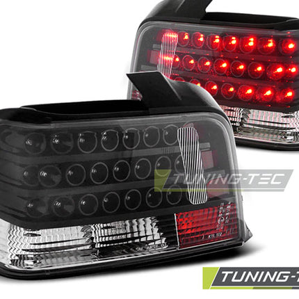 Bmw E36 1990-1999 Berlina Fanali Posteriori Led Neri