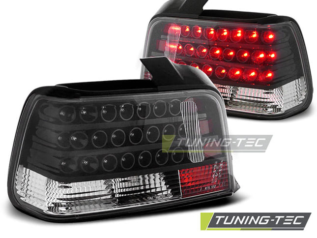 Bmw E36 1990-1999 Berlina Fanali Posteriori Led Neri