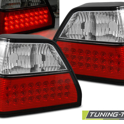 VW Golf 2 1983-1991 Fanali Posteriori LED Rosso Bianco