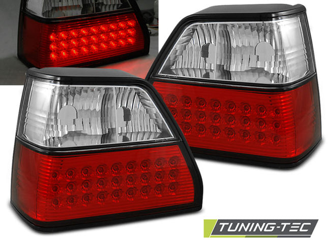 VW Golf 2 1983-1991 Fanali Posteriori LED Rosso Bianco