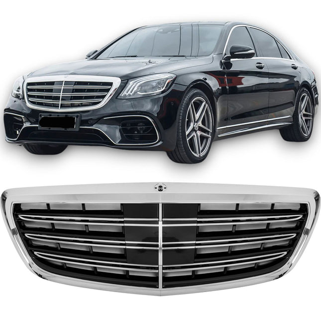 Griglia cromata Mercedes W222 Classe S 2013-2020 telecamera 360