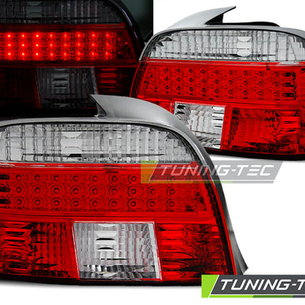 BMW Serie 5 E39 1995-2000 Fanali Posteriori LED Rosso Bianco