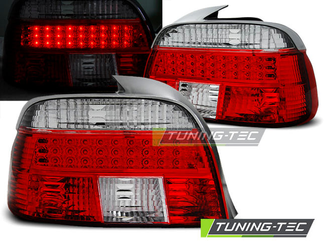 BMW Serie 5 E39 1995-2000 Fanali Posteriori LED Rosso Bianco