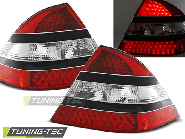 Mercedes W220 1998-2005 Classe S Fanali Posteriori Led Black